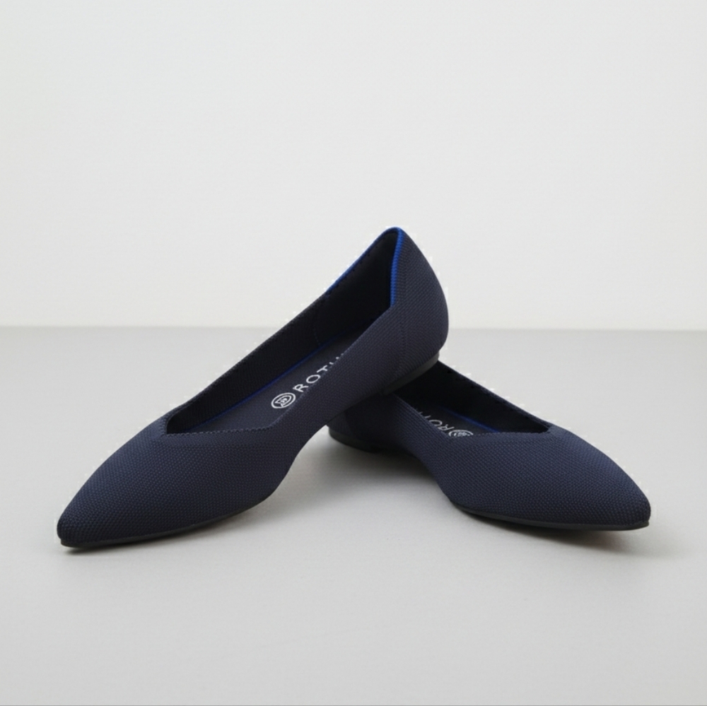 Rothy's Point II Navy Blue Womens 11
